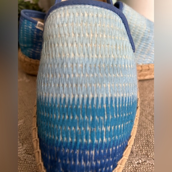 Soludos Ombré Blue Slip On Espadrille Loafer Shoes. Size 5.5 - Picture 8 of 11